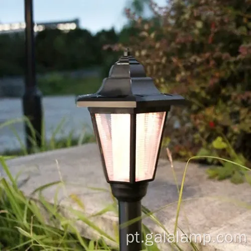 Luzes solares de lanterna solar hexagon elegantes vintage